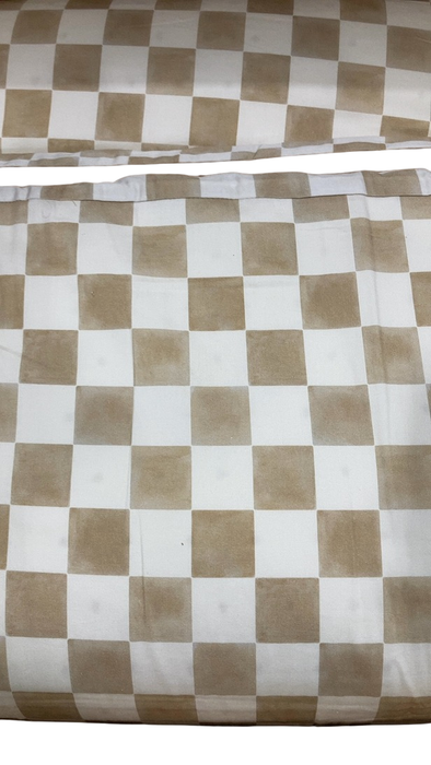 Shop Toki Kids Mega Padded Play Mat 55" x 55", Checker Toffee at GoodBuy Gear