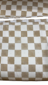Shop Toki Kids Mega Padded Play Mat 55" x 55", Checker Toffee at GoodBuy Gear