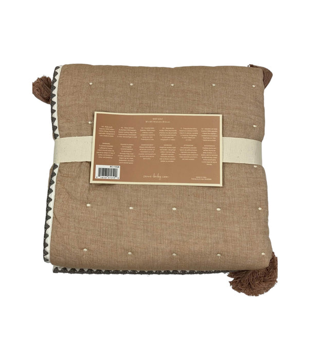 Crane Baby Quilted Blanket, Ezra Copper