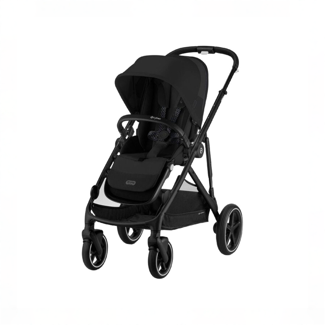 Cybex Gazelle S Modular Stroller, 2025, Black Frame, Moon Black