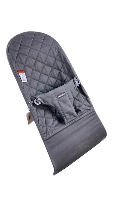 Shop BabyBjorn Bouncer Bliss, Anthracite Cotton Classic Quilt, Dark Gray at GoodBuy Gear