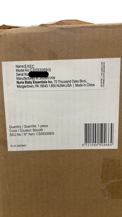 Shop Nuna EXEC All In One Car Seat, 2025, Biscotti at GoodBuy Gear