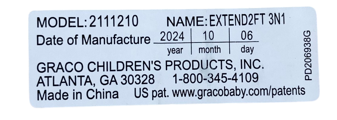 Shop Graco Extend2Fit Convertible Car Seat, 2024, Stocklyn at GoodBuy Gear