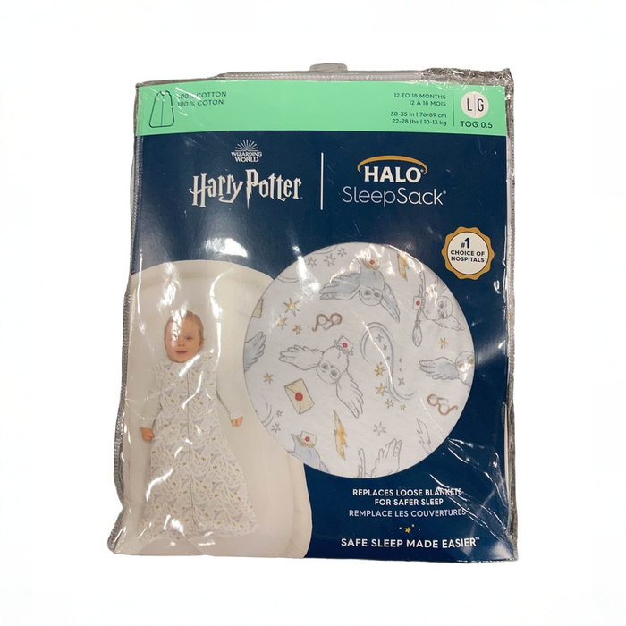 Shop Halo Cotton Sleepsack, Harry Potter Messenger, Large at GoodBuy Gear