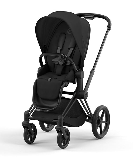 Cybex Priam4 Stroller, 2024, Matte Black, Sepia Black