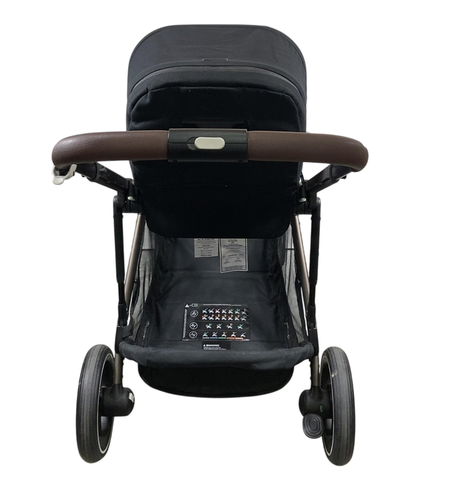 Shop Cybex Gazelle S Modular Stroller, 2022, Moon Black, Taupe Frame at GoodBuy Gear