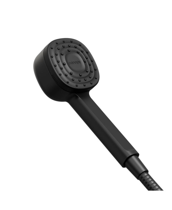 Canopy Handheld Filtered Shower Head & Scalp Massager, Black