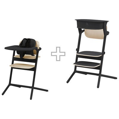 Shop Cybex LEMO 3 in 1 High Chair and Tower Bundle, Sand/Black at GoodBuy Gear