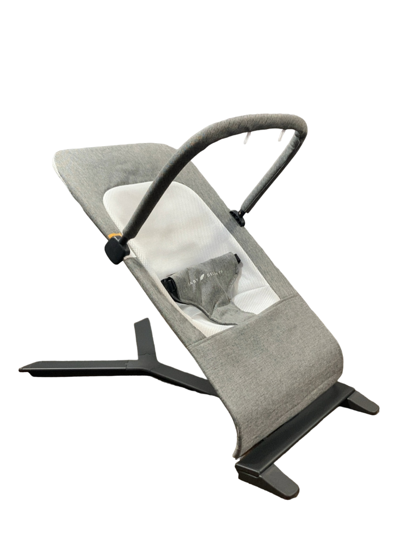 Baby Delight Go With Me Alpine Deluxe Portable Bouncer, Charcoal Tweed
