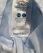 Shop Halo SleepSack Swaddle, Baby Blue, Newborn at GoodBuy Gear