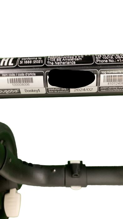 Shop Bugaboo Donkey 5 Mono Stroller Frame Only, 2024, Black at GoodBuy Gear