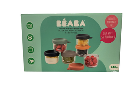 Shop Beaba 6 Pack Glass Baby Food Jars with Silicone Lids, 5 oz, Sunrise at GoodBuy Gear