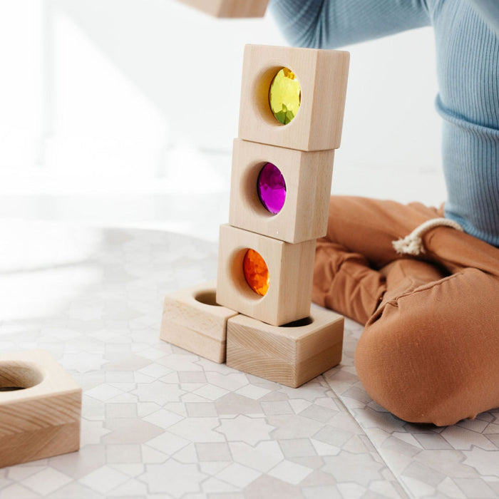 Toki Kids Grey Mosaic Vegan Leather Mat