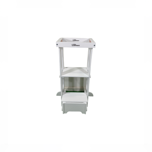 Shop Little Partners Explore 'N Store Learning Tower, Soft White at GoodBuy Gear
