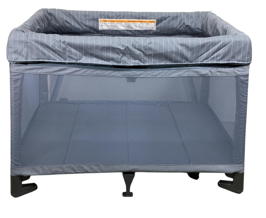 Shop UPPAbaby REMI Playard, Paige (Blue Melange) at GoodBuy Gear