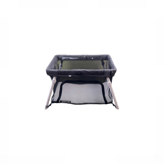 Shop Guava Family Lotus Travel Crib and Play Yard, Grey at GoodBuy Gear