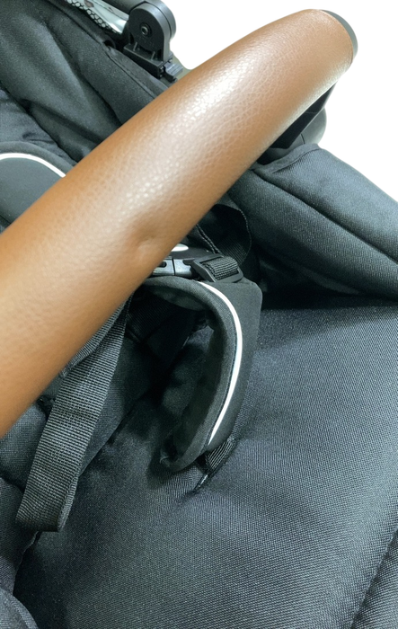 Shop Mockingbird Single to Double 2.0 Stroller, 2024, Black, Silver With Penny Leather, Watercolor Drops at GoodBuy Gear