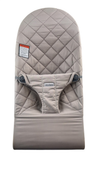 Shop BabyBjorn Bouncer Bliss, Dark Gray Frame, Sand Gray Cotton Classic Quilt at GoodBuy Gear