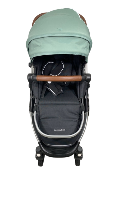 Shop Mockingbird Single 2.0 Stroller, 2025, Sage, Silver With Penny Leather, Windowpane at GoodBuy Gear