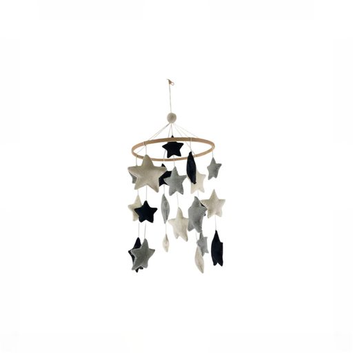 Shop Nivas Stars Crib Mobile, Monochrome at GoodBuy Gear