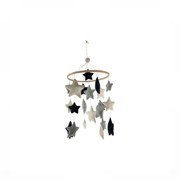 Shop Nivas Stars Crib Mobile, Monochrome at GoodBuy Gear