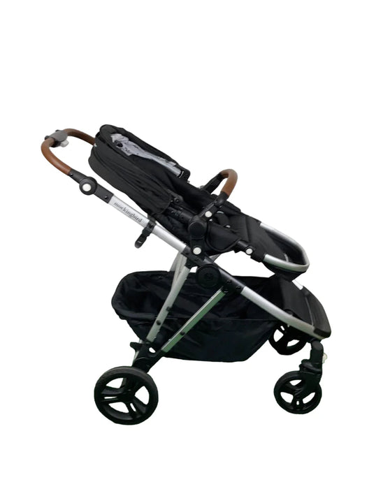Shop Mockingbird Single to Double 2.0 Stroller, Black, Watercolor Drops, Silver With Penny Leather, 2025 at GoodBuy Gear