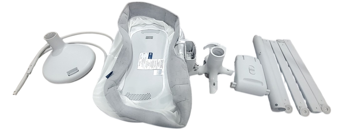 Shop Halo BassiNest Connected Swivel Sleeper 3.0, White/Grey at GoodBuy Gear