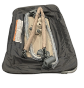 Shop Monbebe Play Yard with Full-Size Rocking Bassinet, Castle Point at GoodBuy Gear