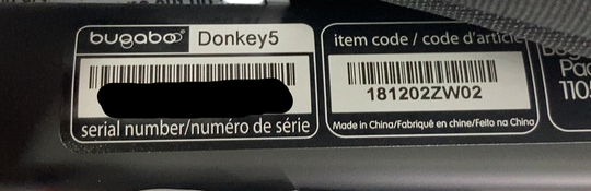 Shop Bugaboo Donkey 5 Duo Extension Set, 2024, Black, Midnight Black, Midnight Black, with Canopy at GoodBuy Gear