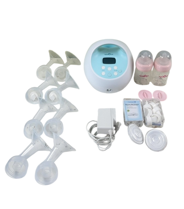 Shop Spectra Baby S1 Plus Premier Rechargeable Breast Pump, 20mm, 24mm & 28mm at GoodBuy Gear