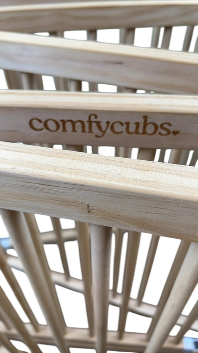 Shop Comfy Cubs Playpen, Natural Wood at GoodBuy Gear