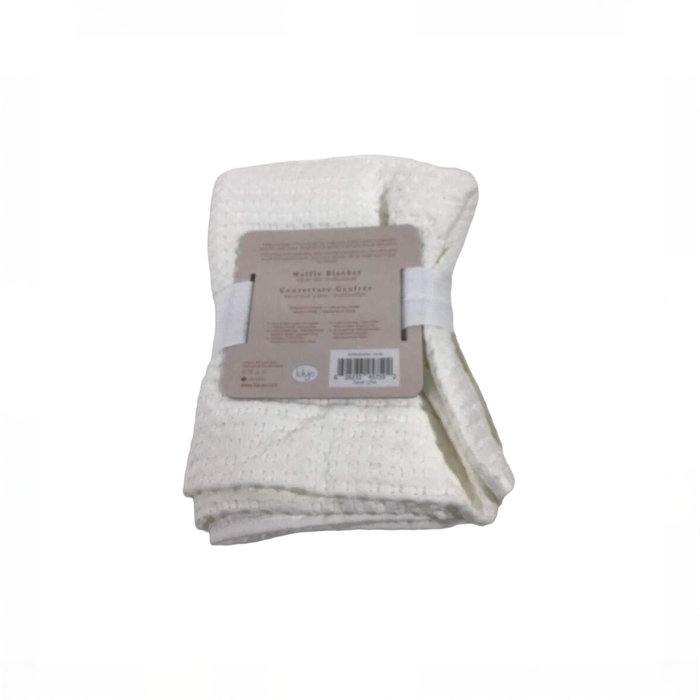Shop Lulujo Waffle Blanket, Vanilla at GoodBuy Gear