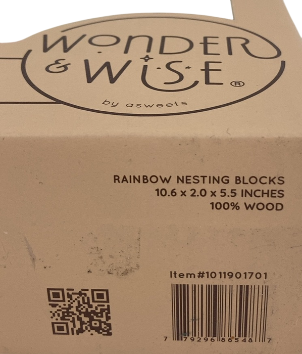 Shop Wonder and Wise Rainbow Nesting Blocks at GoodBuy Gear