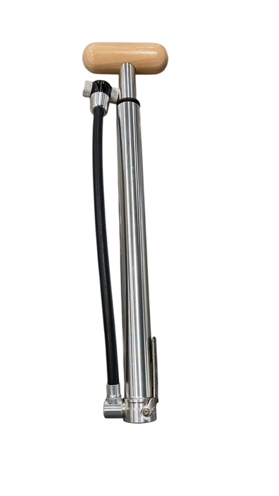 Shop Woom AIRFLO Bike Pump, Aluminum/Wood at GoodBuy Gear