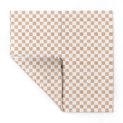Shop Toki Kids Vegan Leather Mat Standard, Checker Toffee at GoodBuy Gear