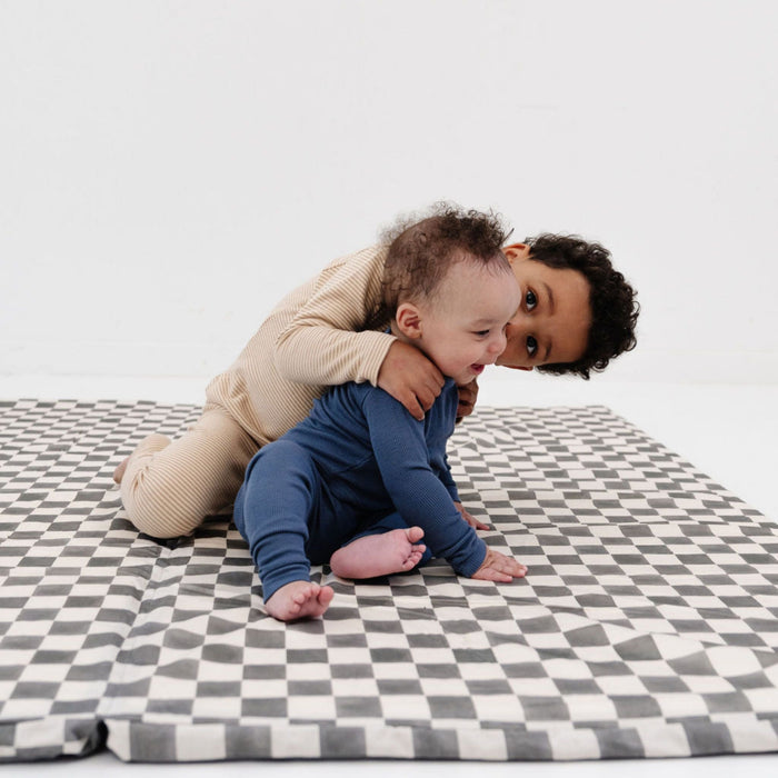 Toki Kids Checker Pepper Organic Cotton Mat