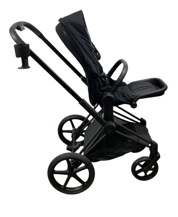Shop Cybex Priam4 Stroller, 2023, Deep Black, Matt Black at GoodBuy Gear