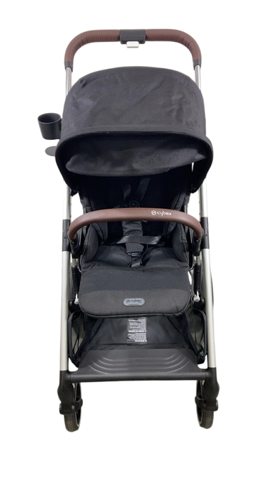 Shop Cybex Balios S Lux Stroller, 2023, Moon Black, Silver at GoodBuy Gear