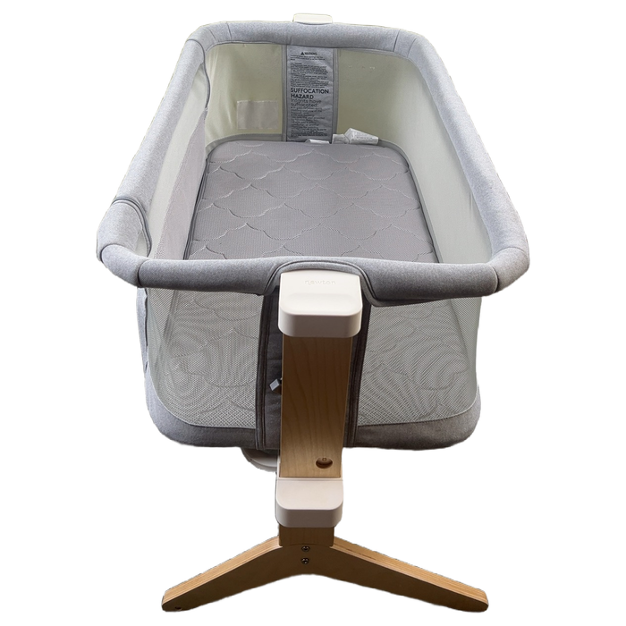 Shop Newton Bassinet And Bedside Sleeper, Grey/Birch at GoodBuy Gear