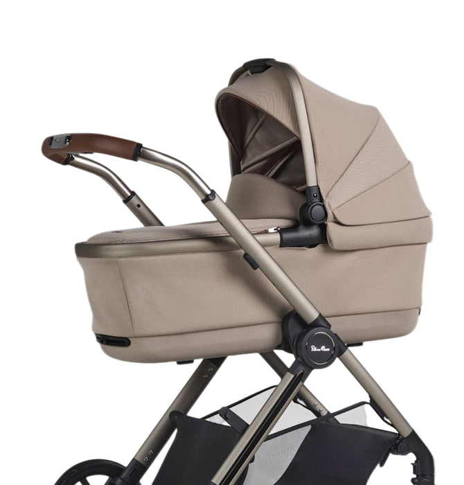 Silver Cross Reef First Bed Folding Bassinet, Frappe