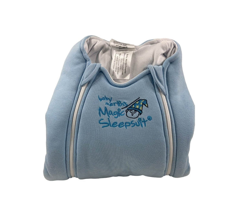 Baby Merlin's Magic Sleepsuit, Small 3-6 Months, Cotton, Blue