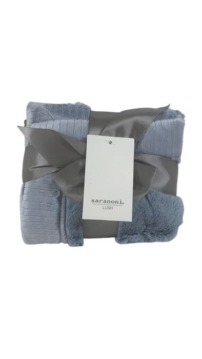 Shop Saranoni Lush Mini Blanket, Storm Cloud at GoodBuy Gear