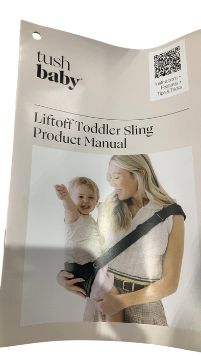 Shop TushBaby Liftoff Toddler Sling, Black at GoodBuy Gear