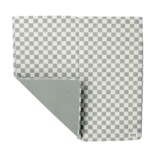 Shop Toki Kids Standard Padded Play Mat 40" x 40", Checker Matcha at GoodBuy Gear