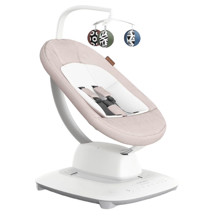 Shop UPPAbaby Mamaroo Smart Swing, Charlie (Sand Melange) at GoodBuy Gear