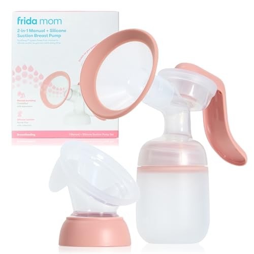 Shop Frida Mom 2-in-1 Manual + Silicone Suction Breast Pump, Pink at GoodBuy Gear