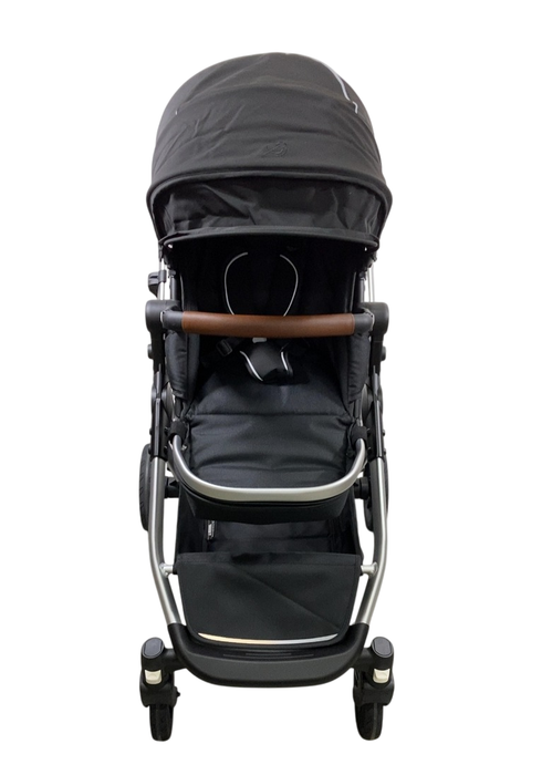 Shop Mockingbird Single to Double 2.0 Stroller, 2024, Bloom, Silver With Penny Leather, Windowpane at GoodBuy Gear