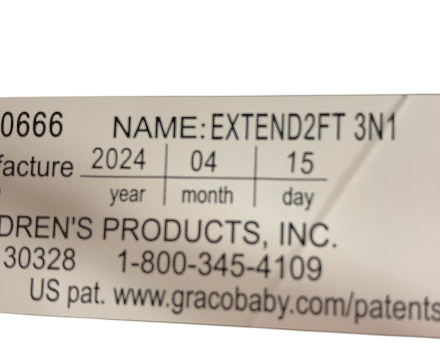 Shop Graco Extend2Fit 3-in-1 Convertible Car Seat, 2024, Stocklyn at GoodBuy Gear
