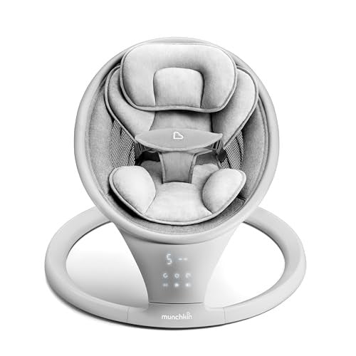 Munchkin Bluetooth Enabled Baby Swing, Gray