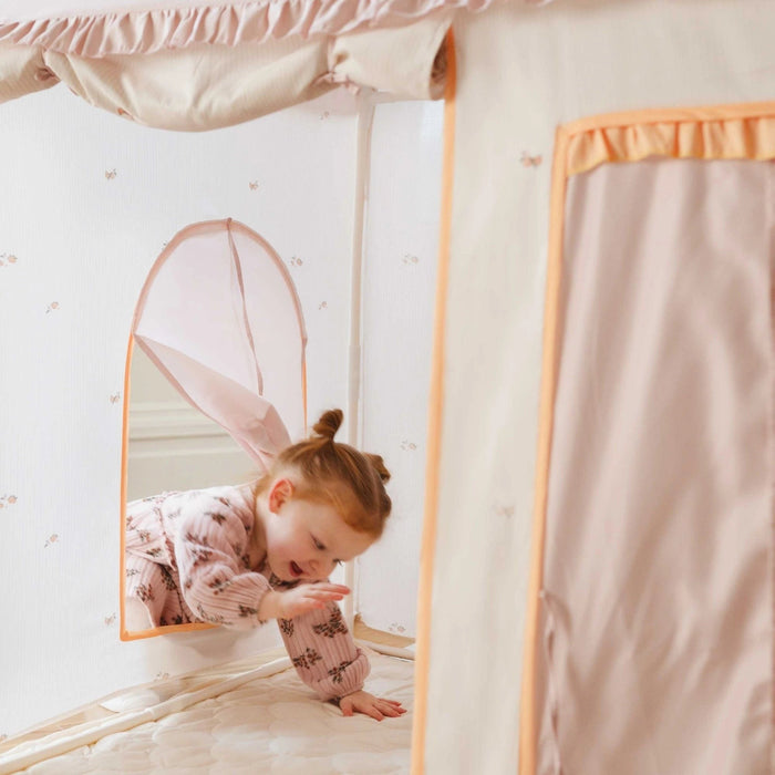 Shop Tiny Land Sweet Citrus Kids Play Tent, White/Pink at GoodBuy Gear
